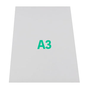 A3 Matte White Printable Magnetic Paper - 420mm x 297mm x 0.3mm (5 Pack)