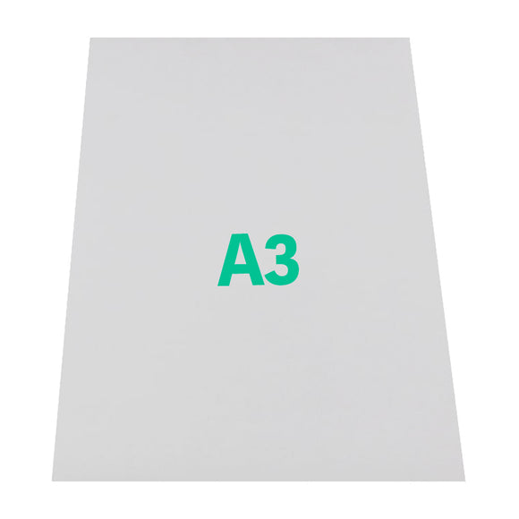 A3 Matte White Printable Magnetic Paper - 420mm x 297mm x 0.3mm (50 Pack)
