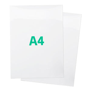 A4 White Gloss Printable Magnetic Paper - 210mm x 297mm x 0.3mm (5 Pack)