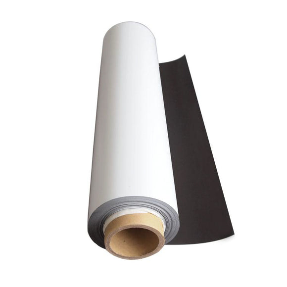 White Magnetic Sheeting - 10m Roll x 620mm x 0.8mm